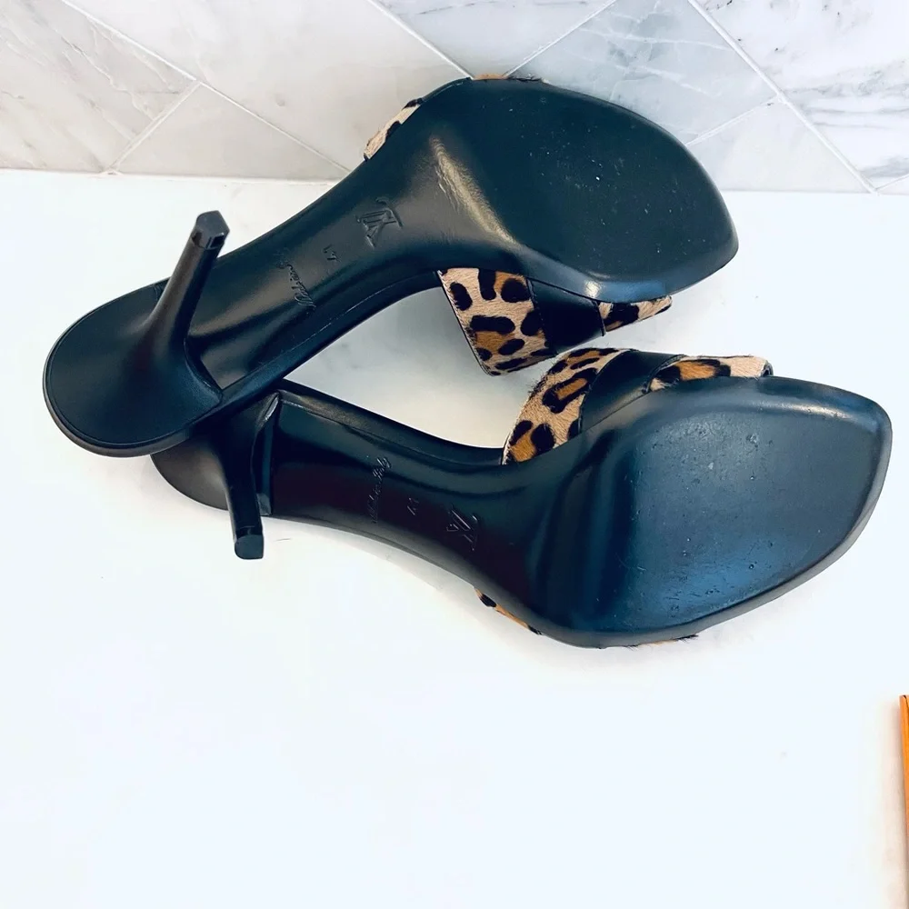 NWT RARE AUTHENTIC LOUIS VUITTON LEOPARD REVIVAL MULE FULL SET - Picture 5 of 8